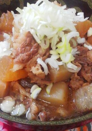 牛バラ肉のどて煮風煮込み-レシピのメイン写真