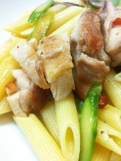 ゆずが香る 鶏もも肉のペンネ-レシピのメイン写真