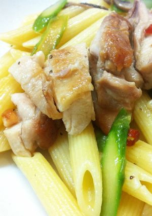 ゆずが香る 鶏もも肉のペンネ-レシピのメイン写真