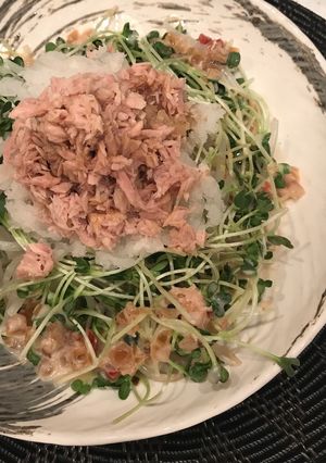 もやしと貝割れ菜の簡単サラダ！-レシピのメイン写真
