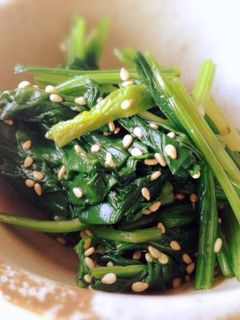 簡単!美味しい☆ほうれん草の麺つゆ和え-レシピのメイン写真