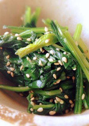 簡単！美味しい☆ほうれん草の麺つゆ和え-レシピのメイン写真