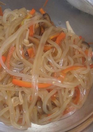 鍋の残りで簡単チャプチェ？-レシピのメイン写真