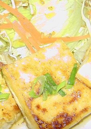 残った唐揚げ粉で簡単!豆腐ステーキ!-レシピのメイン写真