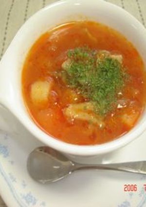 圧力鍋で☆野菜たっぷりミネストローネ-レシピのメイン写真