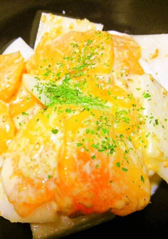 柿と大根のマヨサラダ-レシピのメイン写真