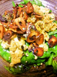 ほうれん草のエッグホットサラダ-レシピのメイン写真