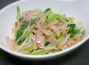 小松菜ともやしの絶品中華炒め-レシピのメイン写真