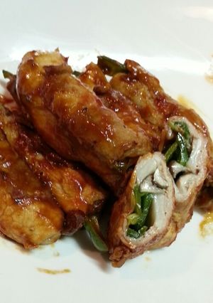 エリンギとピーマンがおいしい肉巻き♪簡単-レシピのメイン写真