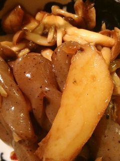 蒟蒻としめじのオイスターソース煮-レシピのメイン写真