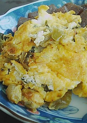 辛子高菜の玉子焼き-レシピのメイン写真