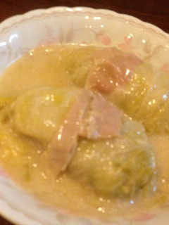 おうちで簡単＊ロール白菜クリーム仕立て＊-レシピのメイン写真