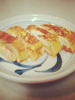 紅しょうがとクリームチーズの卵焼き-レシピのメイン写真