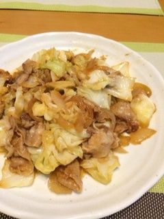 甜麺醤なしで!我が家の回鍋肉風♪-レシピのメイン写真