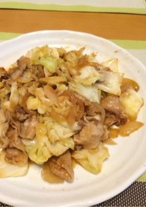 甜麺醤なしで！我が家の回鍋肉風♪-レシピのメイン写真