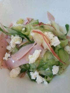 きゅうりと林檎とリコッタチーズのサラダ-レシピのメイン写真