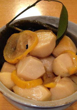 里芋の柚子煮(サトイモのゆず煮)-レシピのメイン写真