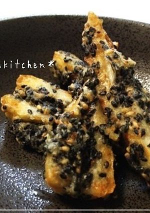 お弁当に！竹輪の胡麻揚げ-レシピのメイン写真