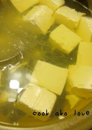 春雨湯豆腐deねぎおかかだれ☆-レシピのメイン写真