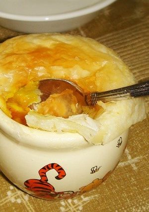 カボチャのポットパイスープ-レシピのメイン写真