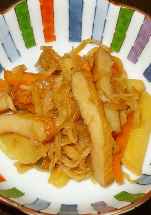 いつもの常備菜 切干大根とじゃがいも煮-レシピのメイン写真