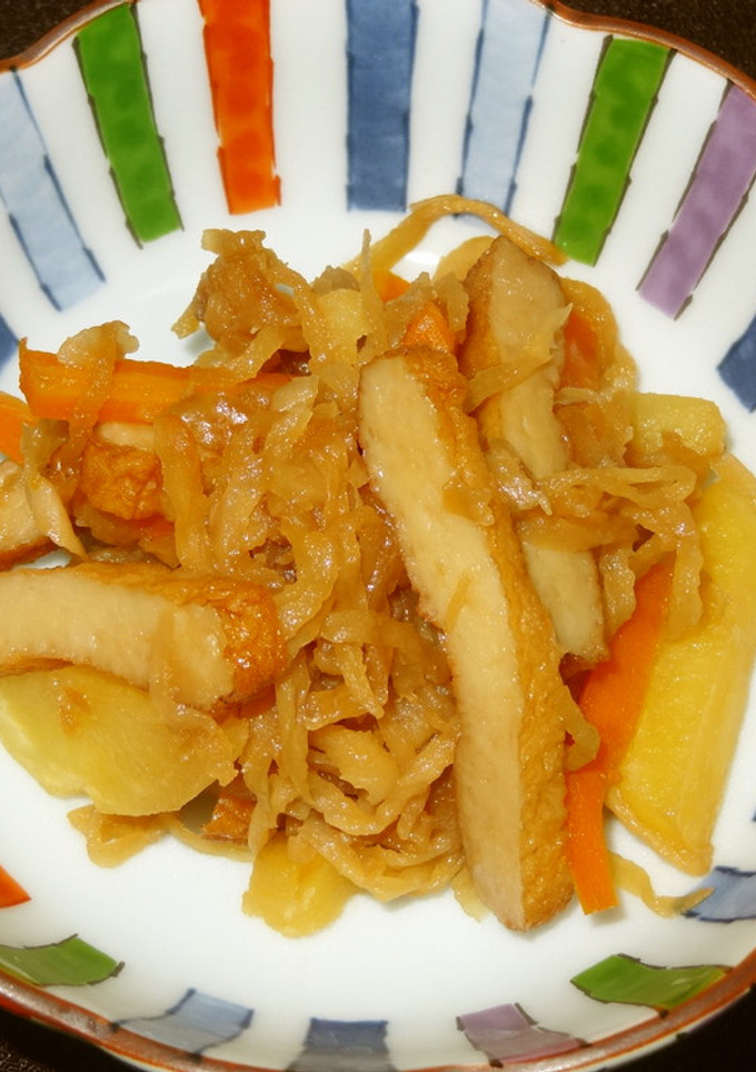 いつもの常備菜　切干大根とじゃがいも煮-レシピのメイン写真
