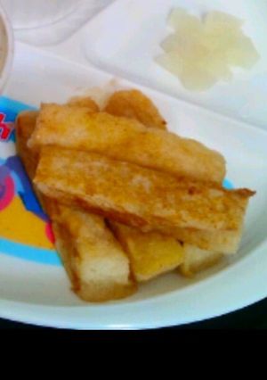 離乳食:中・後期〜きなこフレンチトースト-レシピのメイン写真