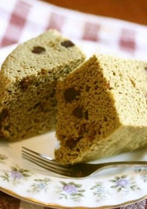 おから抹茶蒸しパン(サイリウム入り)-レシピのメイン写真