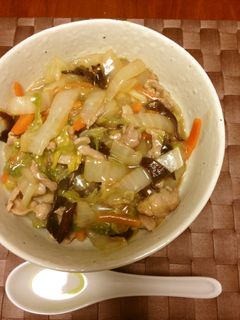 野菜たっぷりあつあつ中華丼-レシピのメイン写真