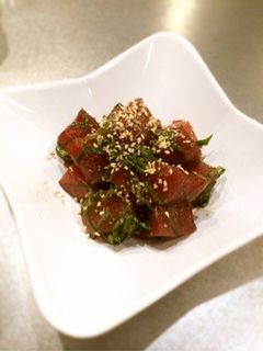 マグロの胡麻風味醤油漬け-レシピのメイン写真