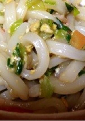 絡めるうどん☆野菜とベーコン-レシピのメイン写真