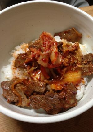 韓国風焼肉丼-レシピのメイン写真
