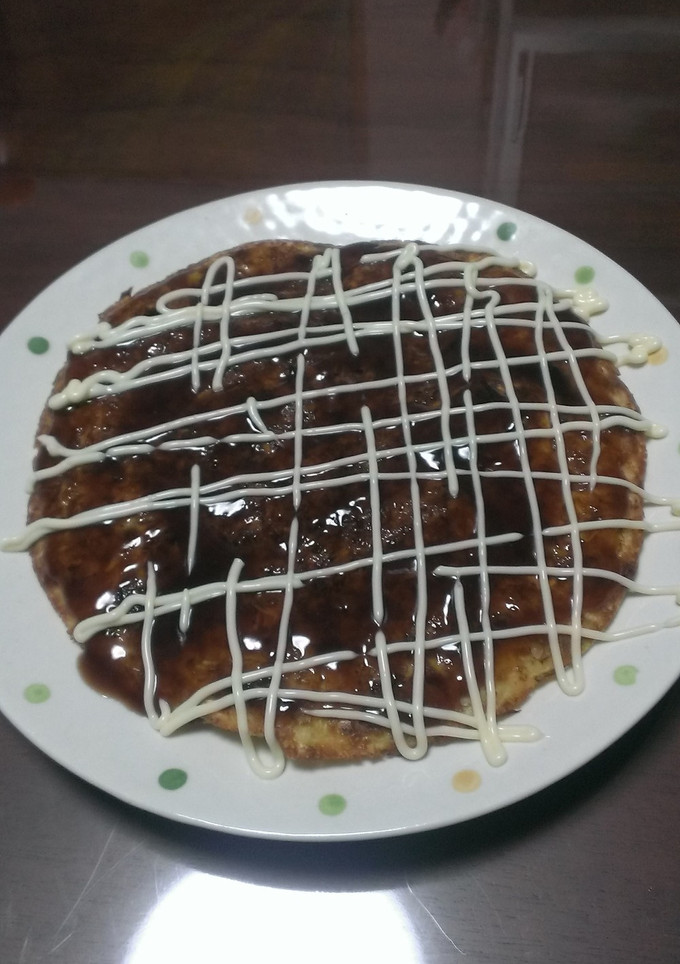 粉っぽさなし！水不使用の納豆お好み焼き-レシピのメイン写真