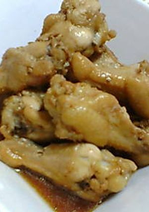 ☆お酢でさっぱり手羽元の簡単煮☆-レシピのメイン写真