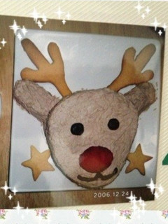 クリスマス☆トナカイ♪ キャラケーキ-レシピのメイン写真