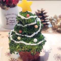 รูปของ Xmas☆デコおかず♪ブロッコリーツリー