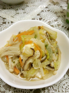 ふわふわ鶏団子の野菜あんかけ-レシピのメイン写真