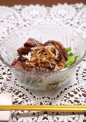 簡単！スタミナステーキ丼-レシピのメイン写真