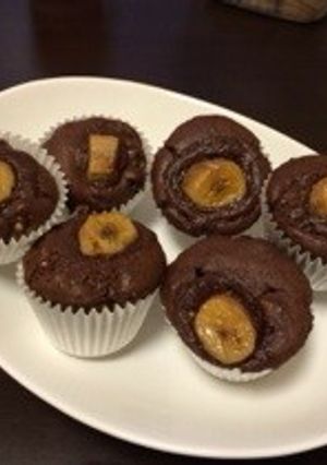 豆乳チョコバナナマフィン-レシピのメイン写真