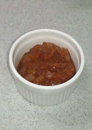 ﾚﾝｼﾞｿｰｽ第2弾 玉葱ﾄﾏﾄｿｰｽ-レシピのメイン写真