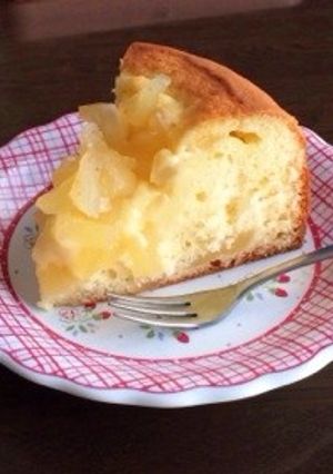 リンゴ×カスタードケーキ-レシピのメイン写真