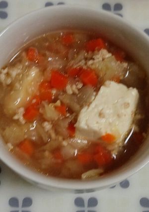 野菜たっぷり味噌スープ-レシピのメイン写真