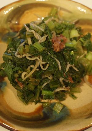 ご飯のお供に☆蕪の葉炒め☆常備菜にどうぞ-レシピのメイン写真