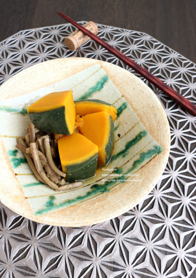 かぼちゃとぜんまいの煮物-レシピのメイン写真