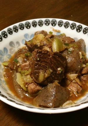マグロの血合いとピリ辛こんにゃく-レシピのメイン写真