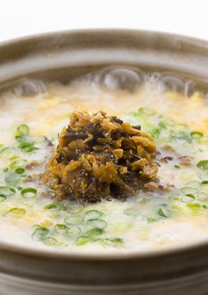 体があったまる☆明太子高菜ぞうすい-レシピのメイン写真