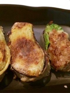 ひき肉ではさみ焼き-レシピのメイン写真