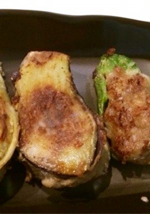 ひき肉ではさみ焼き-レシピのメイン写真
