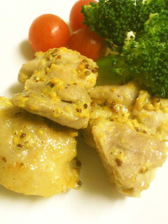 誰でも簡単♪ 鶏もも肉のマスタード焼き-レシピのメイン写真