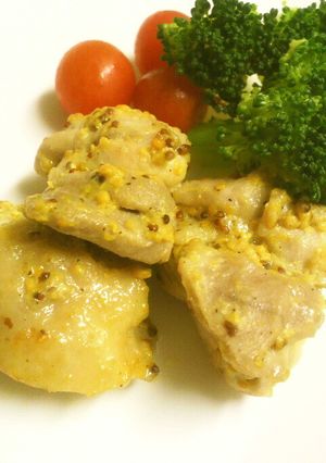 誰でも簡単♪　鶏もも肉のマスタード焼き-レシピのメイン写真